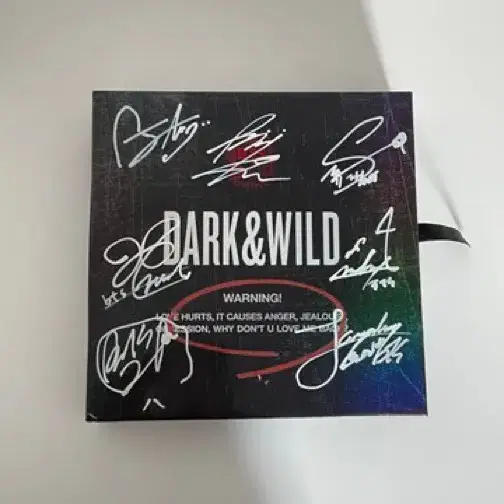 BTS 방탄소년단 Dark&wild 비매 친필 싸인앨범 판매